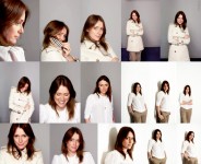 Burberry Coat Photoshoot collage